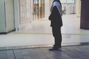 朝のごあいさつをさせていただきました。