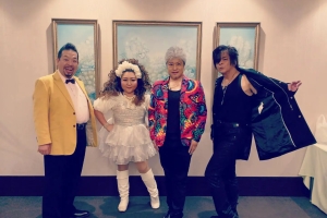 水戸のホテルにてアトラクションをしました。