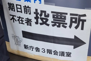 期日前投票を済ませました!