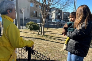 午前中の街宣活動!