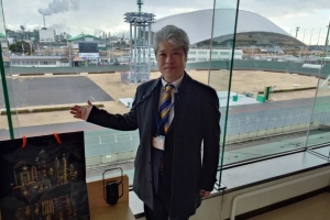 四日市市競輪場を視察しました。